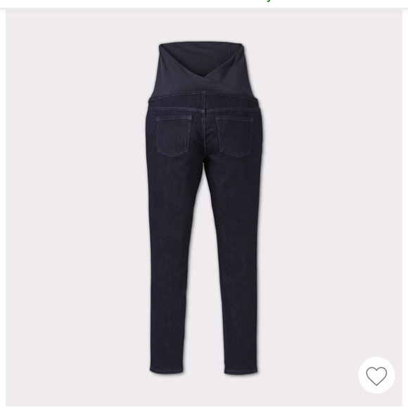 Crossover Panel Maternity Jeggings - Picture 6 of 8